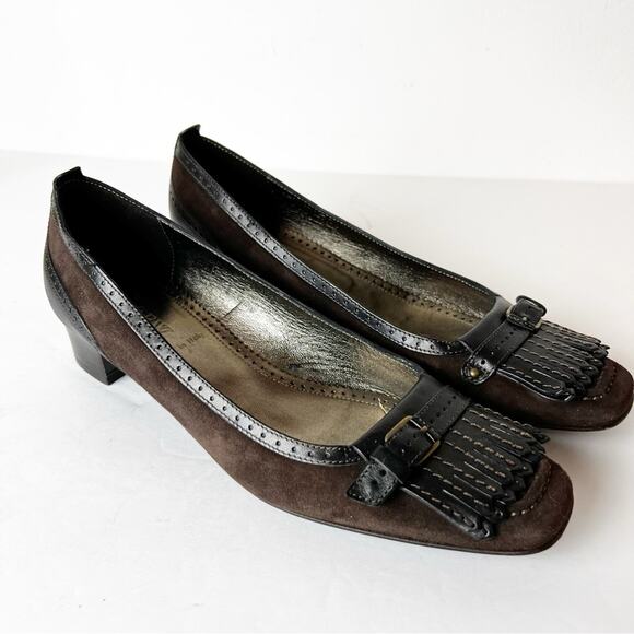 J. Crew Shoes - SZ 6 J. Crew Brown Leather Tassle Low Heeled Loafers